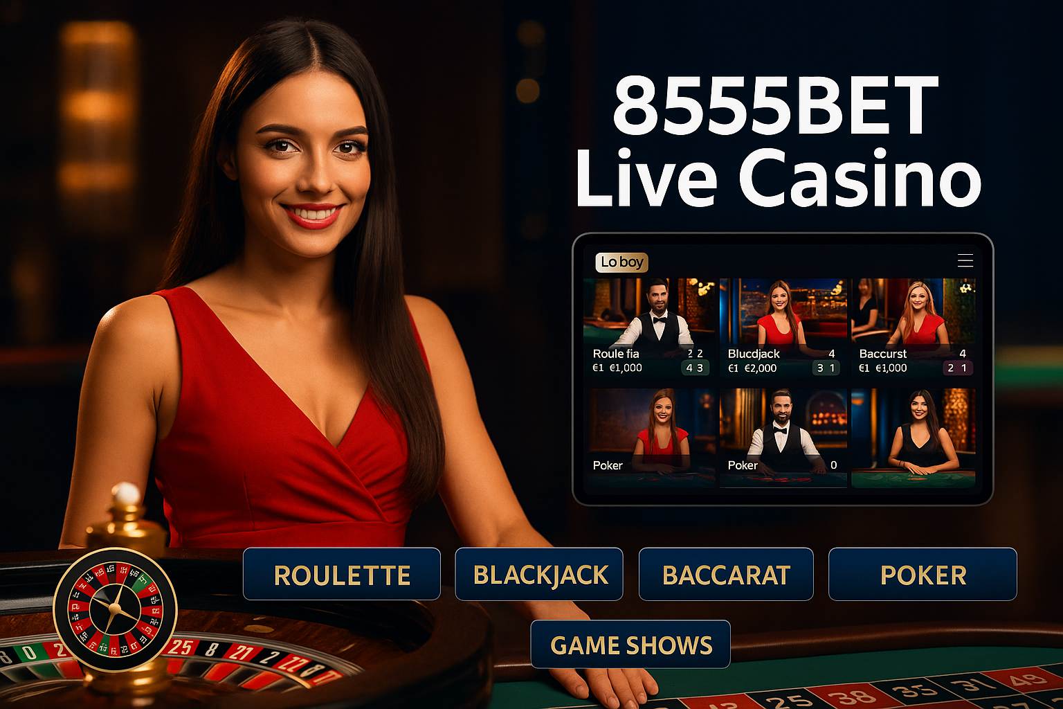 O 8555BET Live Casino lança promoções regularmente